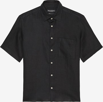 Marc O'Polo Button Up Shirt in Black: front