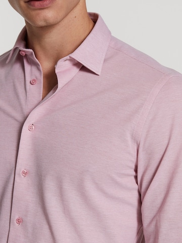 Slim fit Camicia 'Pablo' di Shiwi in rosa