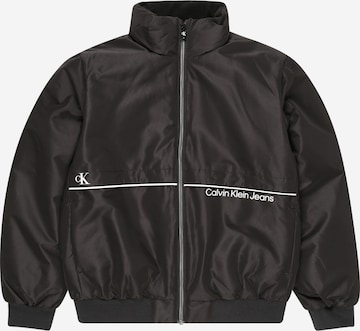 Calvin Klein Jeans - Chaqueta de entretiempo en negro: frente