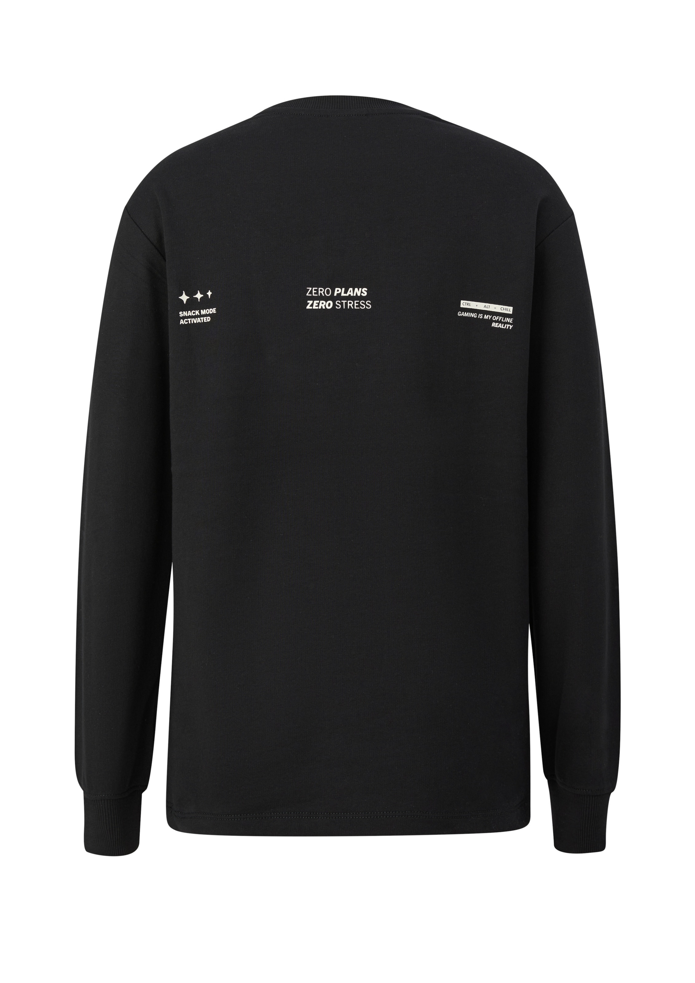 s.Oliver Shirt in Black: back