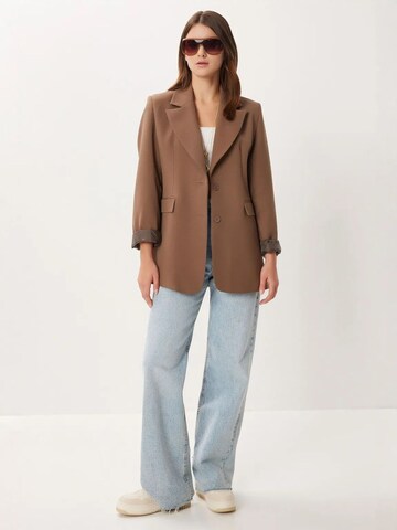 Happiness İstanbul Winter Jacket 'Jacken' in Brown