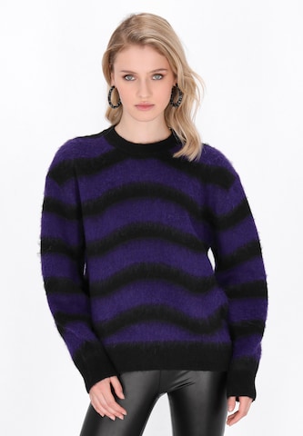 myMo ROCKS Sweater in Black: front