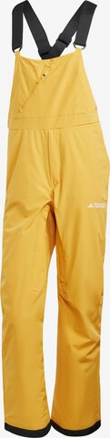 ADIDAS TERREX Regular Outdoor Pants 'Xperior ' in Yellow: front