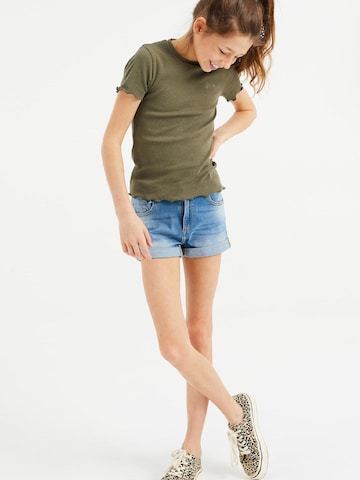 T-Shirt WE Fashion en vert