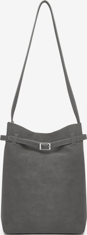 Miss Lulu Shoulder Bag in Grey: front