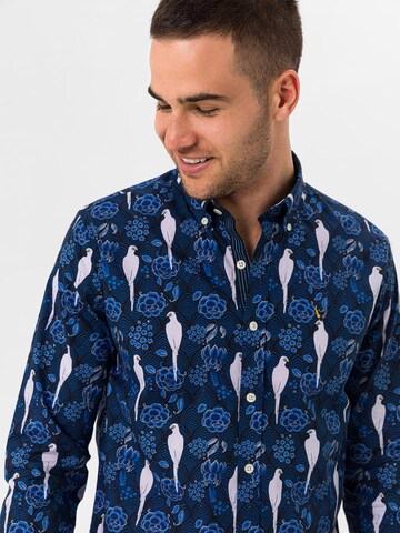 By Diess Collection Slim fit Πουκάμισο σε μπλε