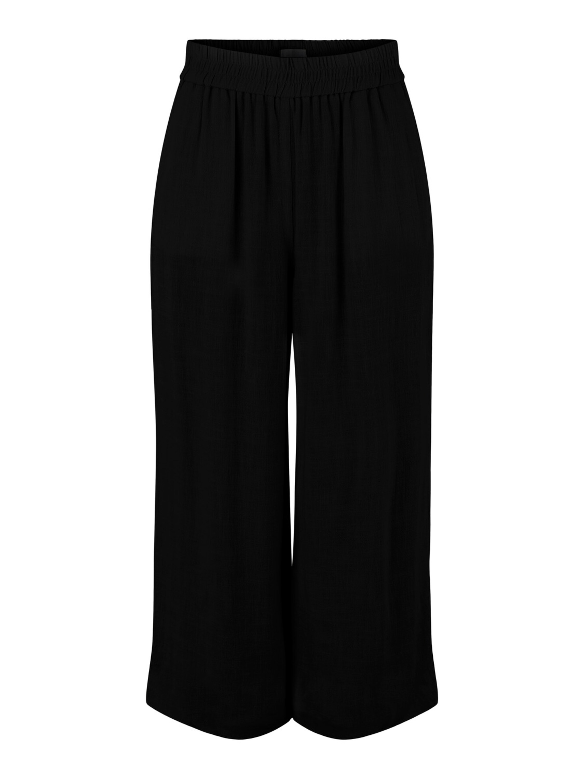 PIECES Loosefit Παντελόνι 'Vinsty' σε μαύρο: μπροστά