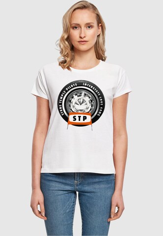 Merchcode Shirt 'Stone Temple Pilots - Interstate love song' in Wit: voorkant