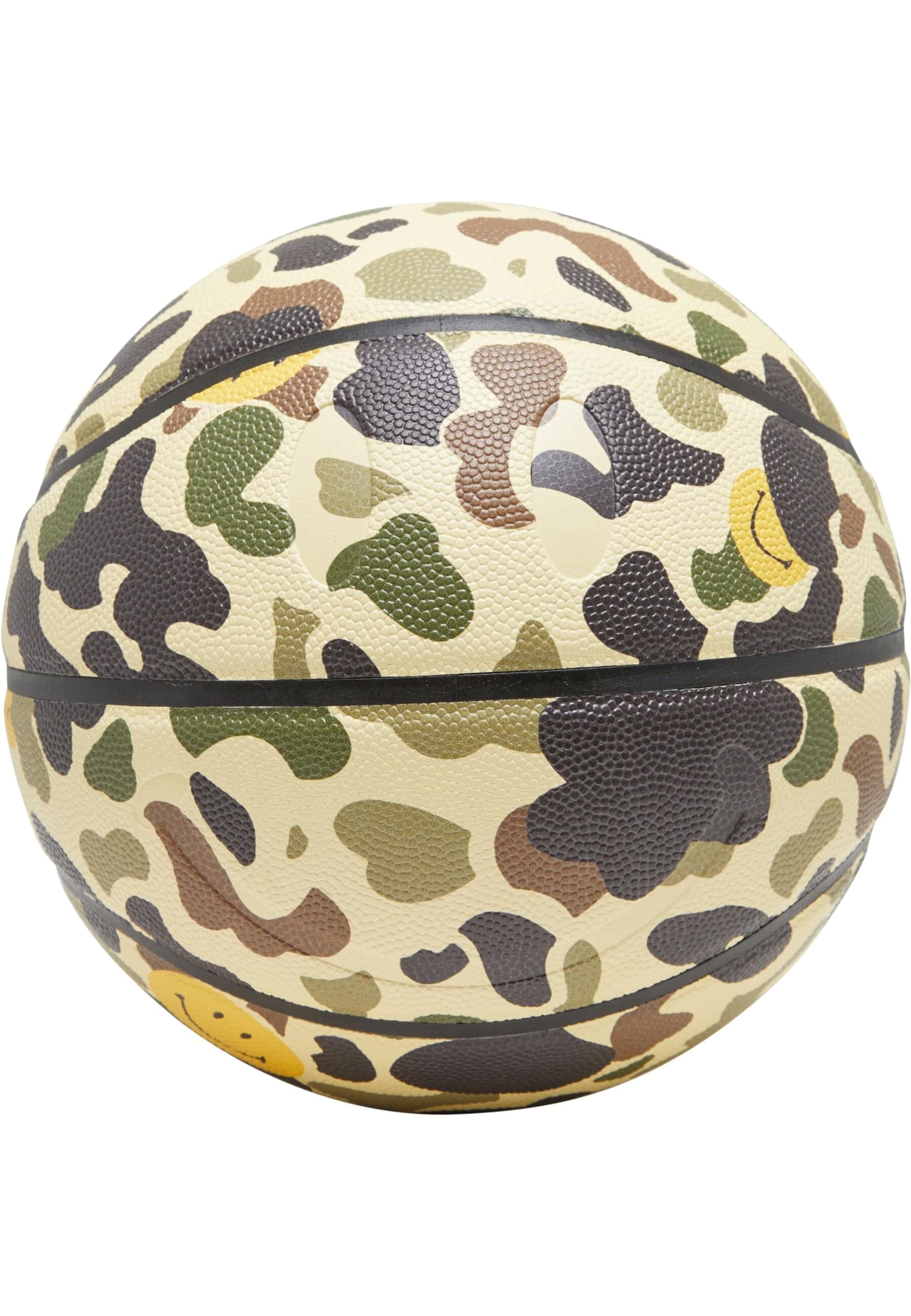 MARKET Lopta 'Smiley' u boja pijeska / žuta / zelena / crna, Pregled proizvoda