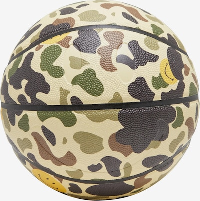 MARKET Lopta 'Smiley' u boja pijeska / žuta / zelena / crna, Pregled proizvoda