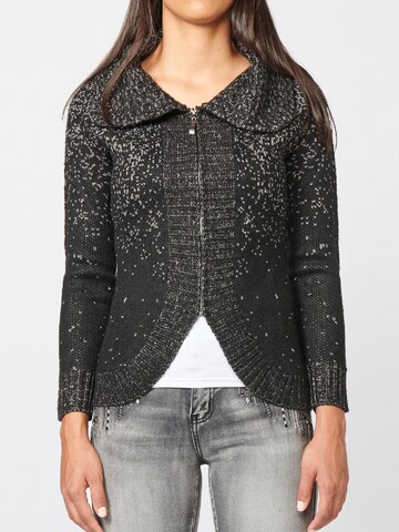 KOROSHI Strickjacke in Schwarz