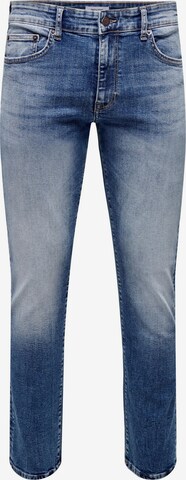 Slimfit Jeans di Only & Sons in blu: frontale