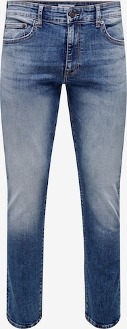 Slimfit Jeans di Only & Sons in blu: frontale