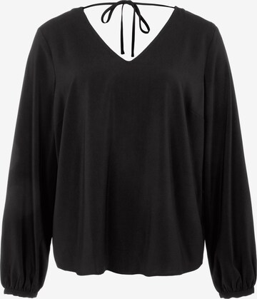 EVOKED - Blusa 'VIPALLA' en negro: frente