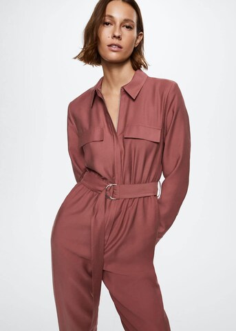 MANGO Jumpsuit 'Smile' in Roze