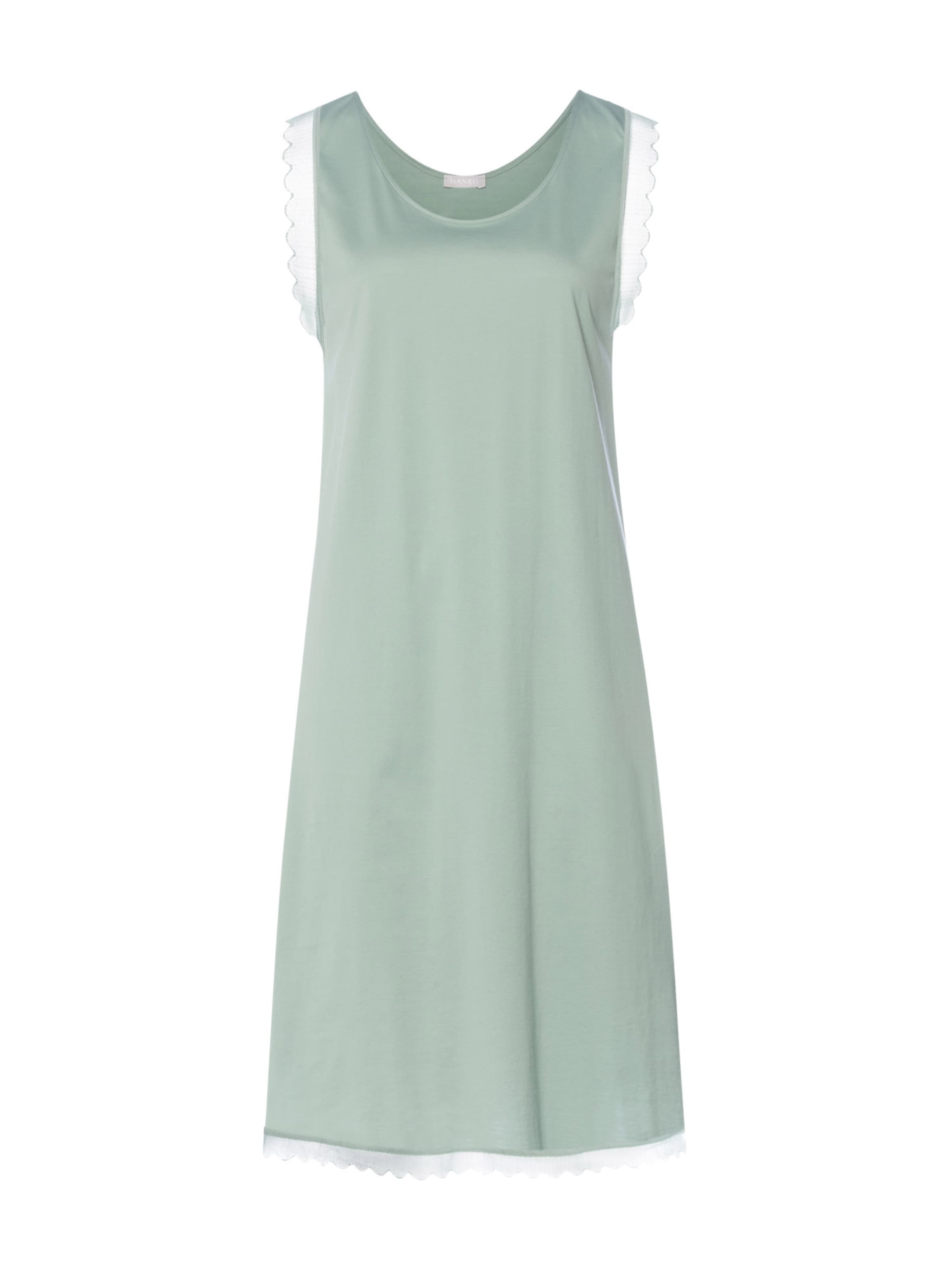 Hanro Nightgown ' Inaya ' in Green: front