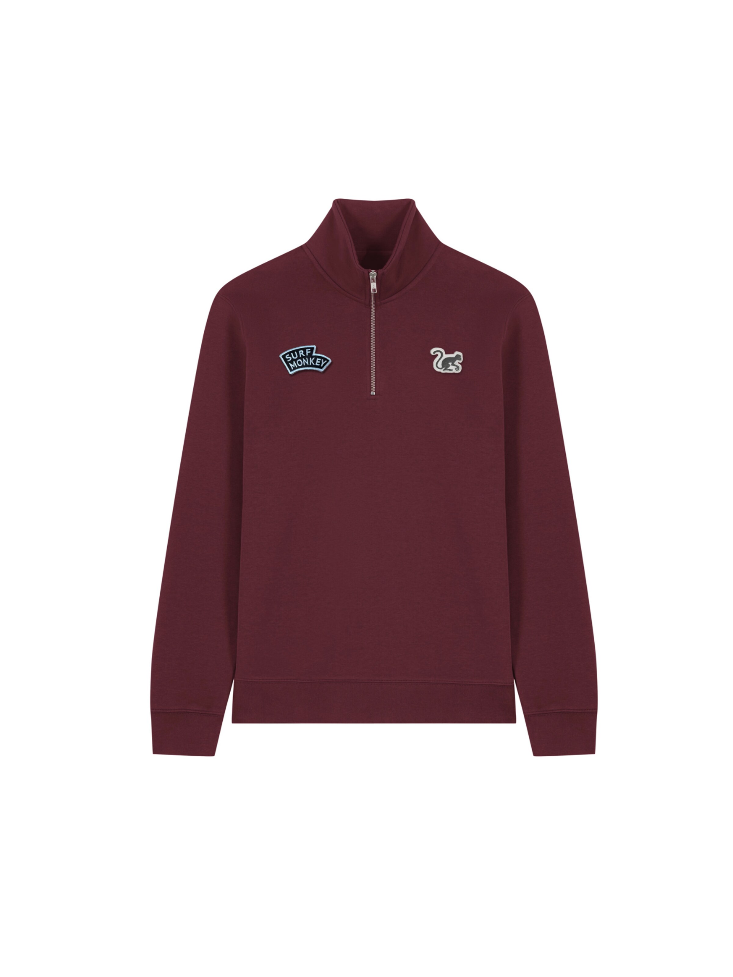 Surf Monkey - Sudadera en rojo: frente