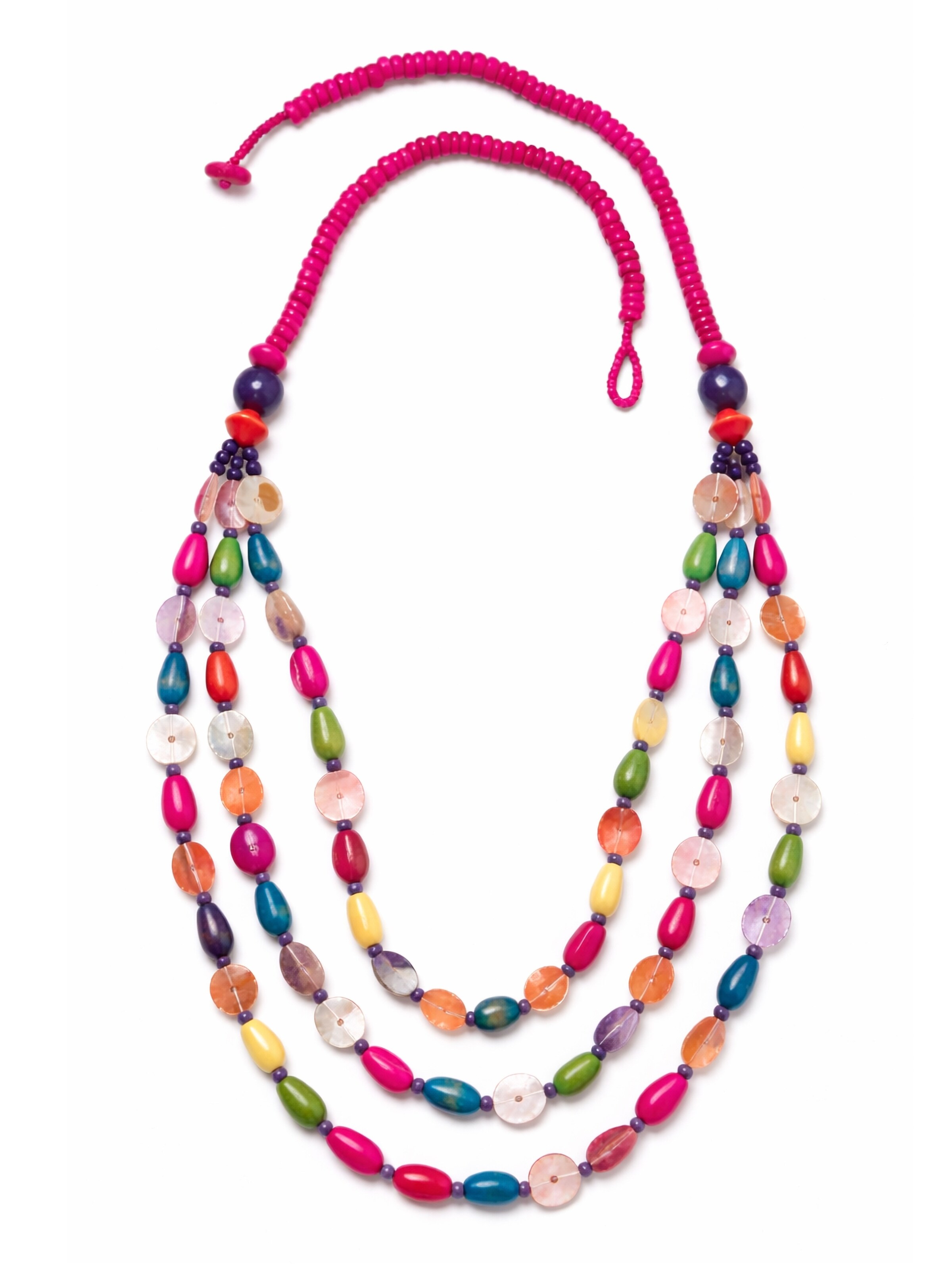 COLLEZIONE ALESSANDRO Necklace 'Marle' in Mixed colors: front