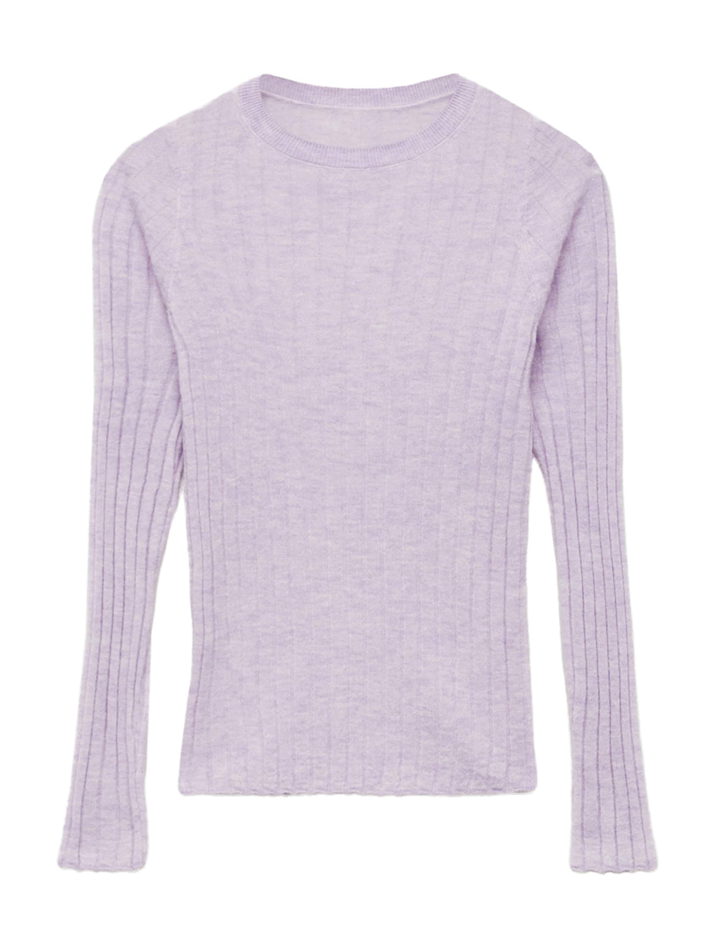 MANGO Pulóver 'GARDENIA' - lila: elől