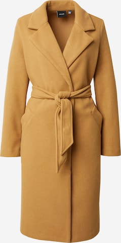 VERO MODA Between-Seasons Coat 'FORTUNEAYA' in Brown: front