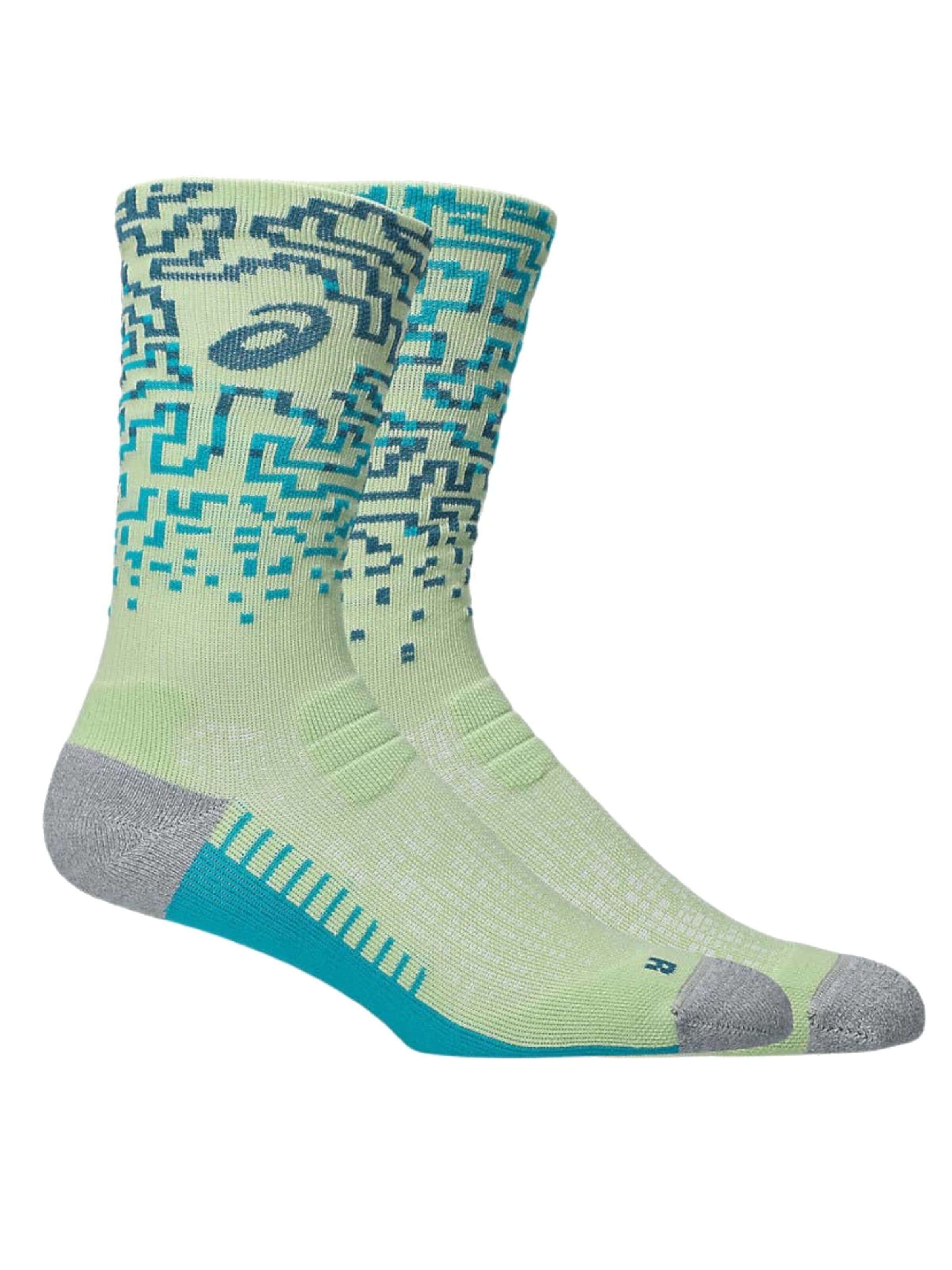 ASICS Sokken 'ASICS Performance Run Crew Sock' in Geel: voorkant