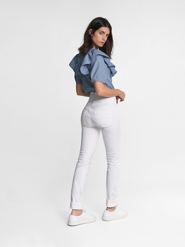 Coupe slim Jean 'Diva' Salsa Jeans en blanc