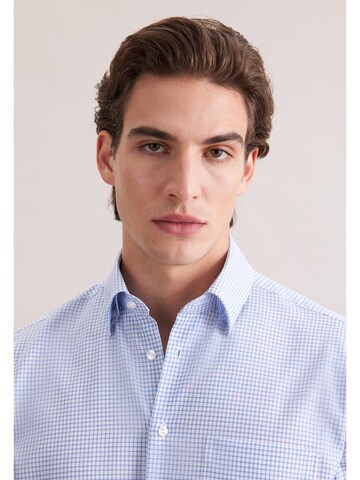 SEIDENSTICKER Regular fit Button Up Shirt in Blue