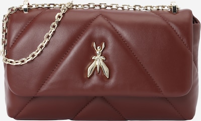 Rankinė su ilgu dirželiu iš PATRIZIA PEPE, spalva – kaštoninė spalva, Prekių apžvalga