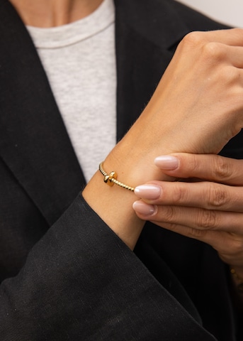 PURELEI Anhänger 'Heart Bubble' in Gold: Vorderseite