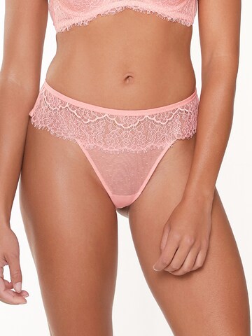 LingaDore Thong in Orange: front