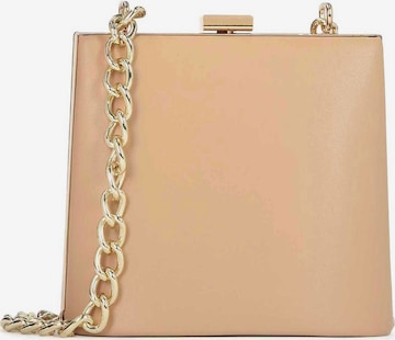 Kazar Clutch in Beige: front