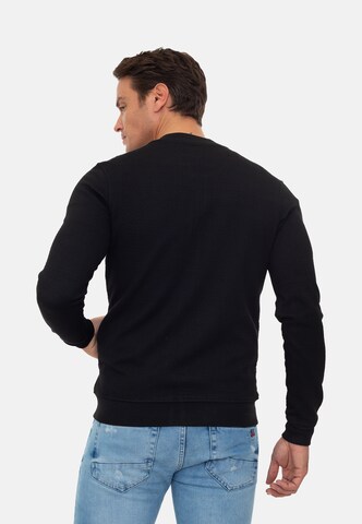Sir Raymond Tailor Zip-Up Hoodie 'Bologna' in Black