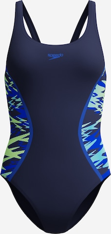 SPEEDO Badeanzug in Blau: Vorderseite