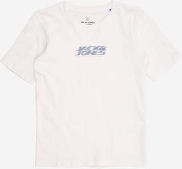 T-Shirt 'JCOFUSION' Jack & Jones Junior en blanc : devant