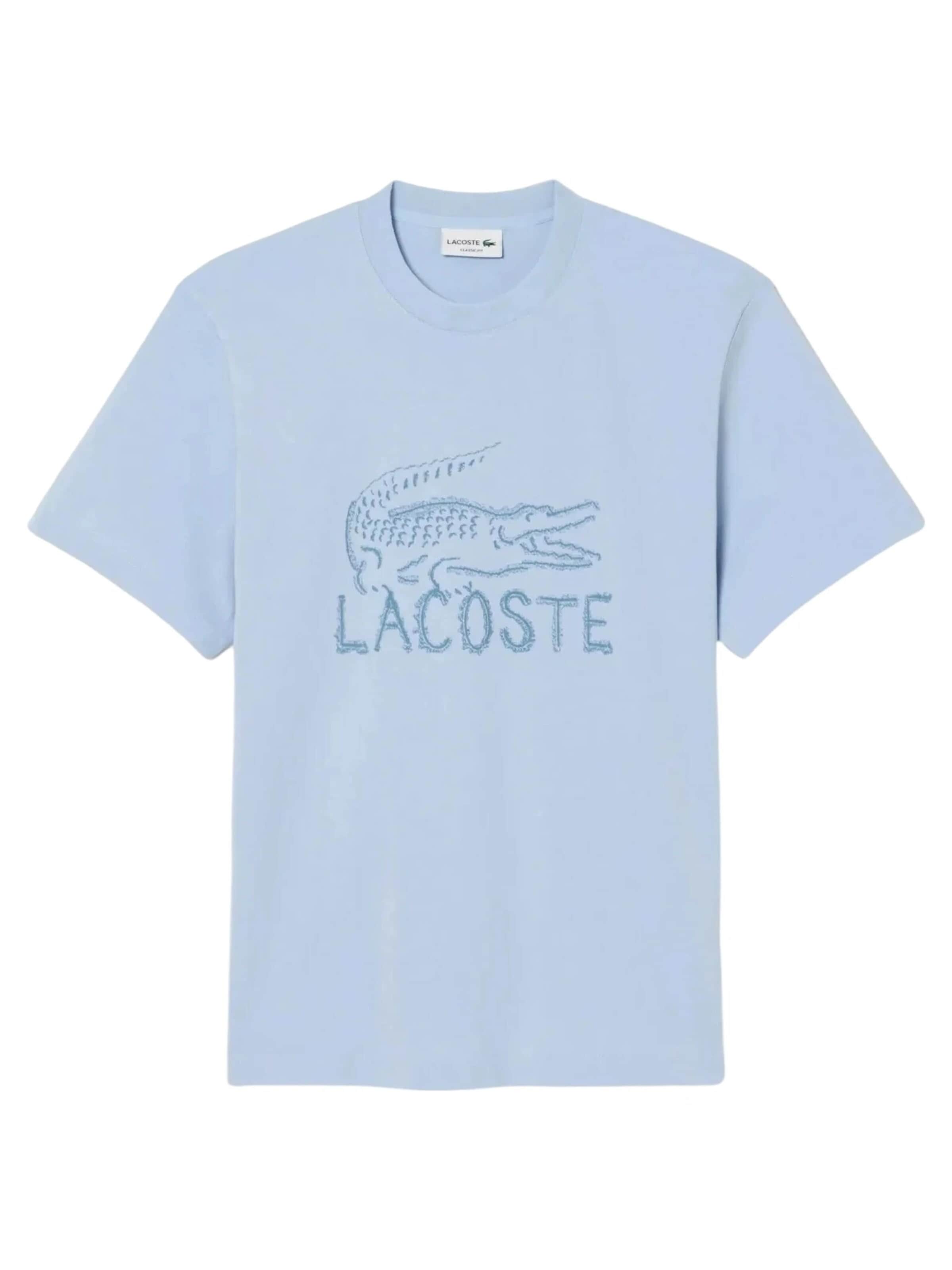 LACOSTE - Camiseta en azul: frente