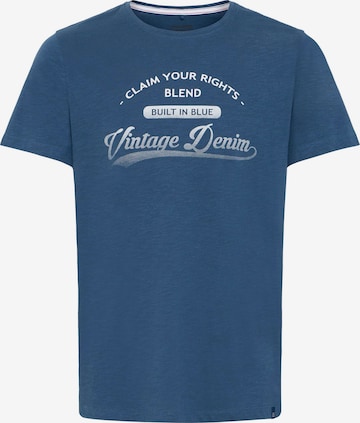 T-Shirt 'PILO' BLEND en bleu : devant