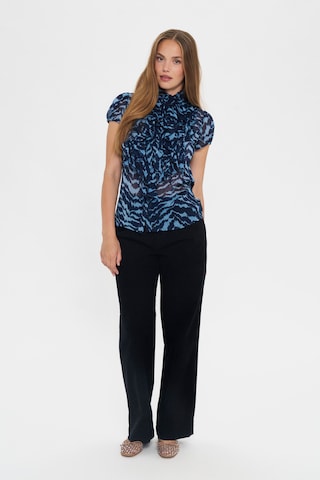 SAINT TROPEZ Bluse 'Lilja' in Blau