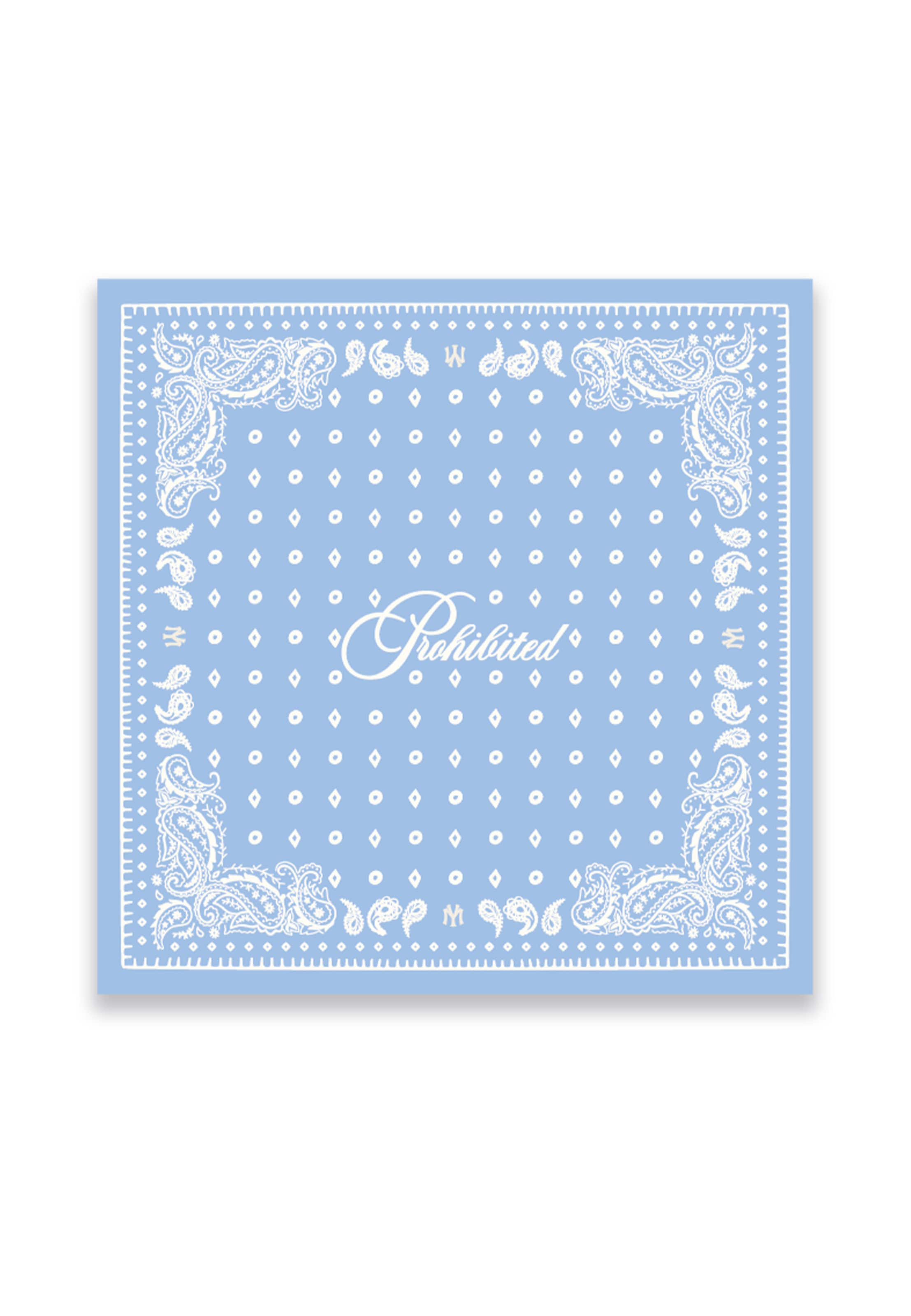 Prohibited Kendő - kék: elől