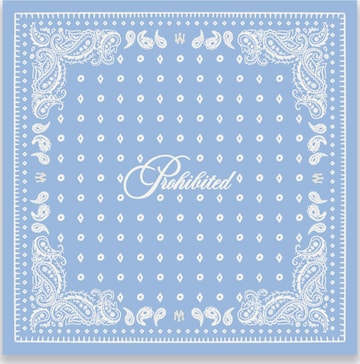 Prohibited Tuch in Blau: Vorderseite