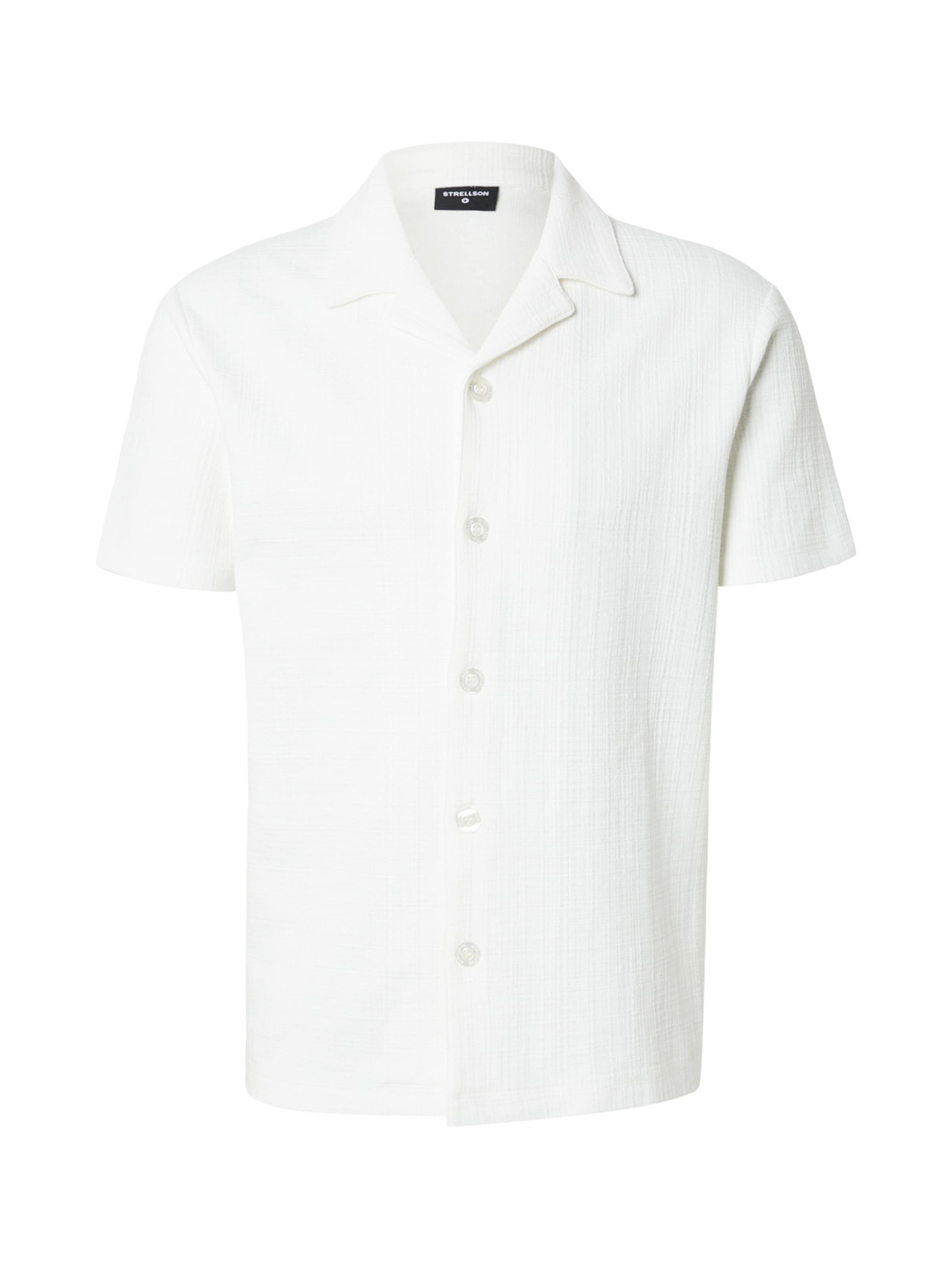 STRELLSON Button Up Shirt 'Filip' in White: front