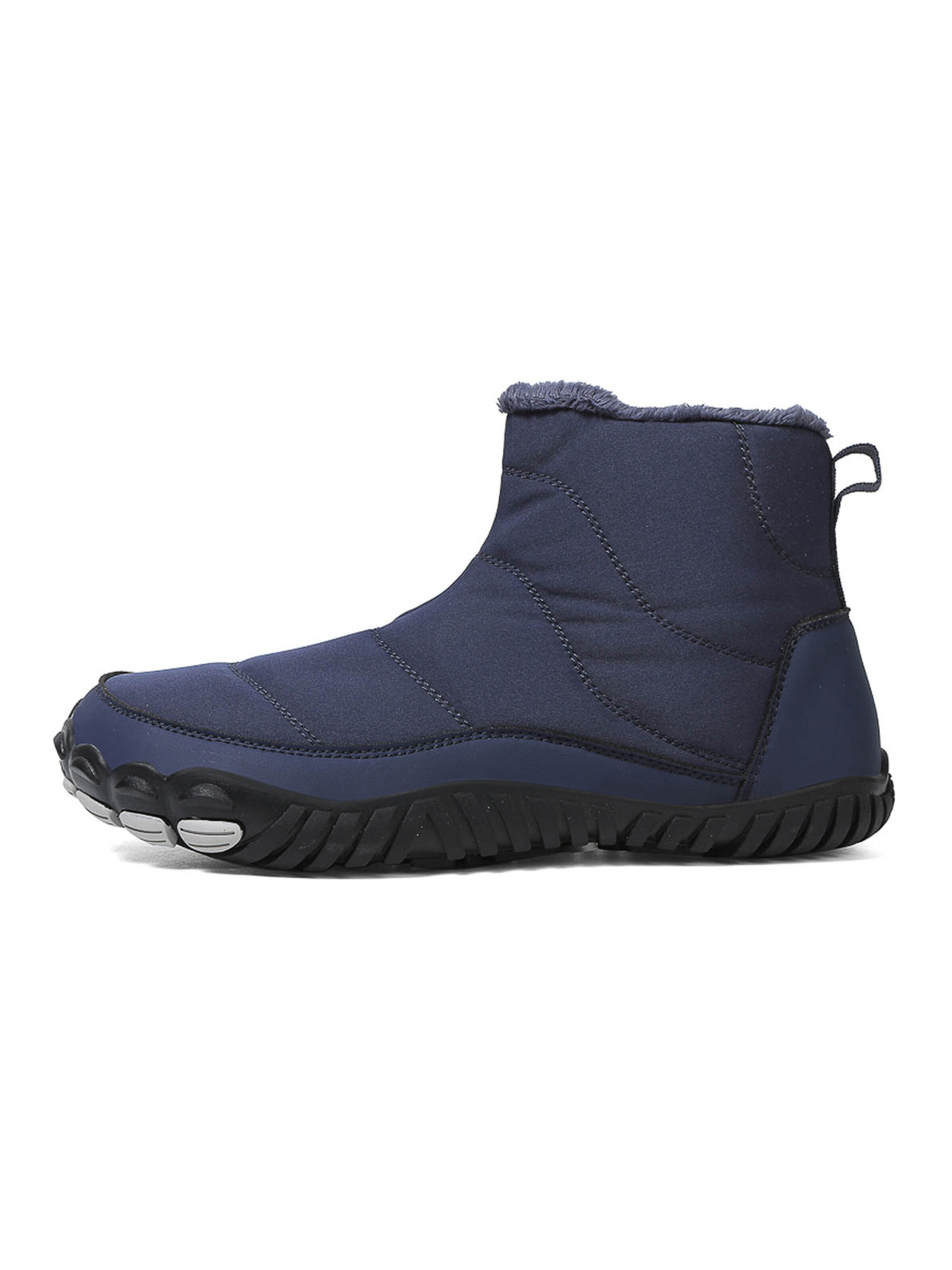 DOTALES Lace-Up Boots 'DOTALES - WarmStep Barfußschuhe' in Blue: front