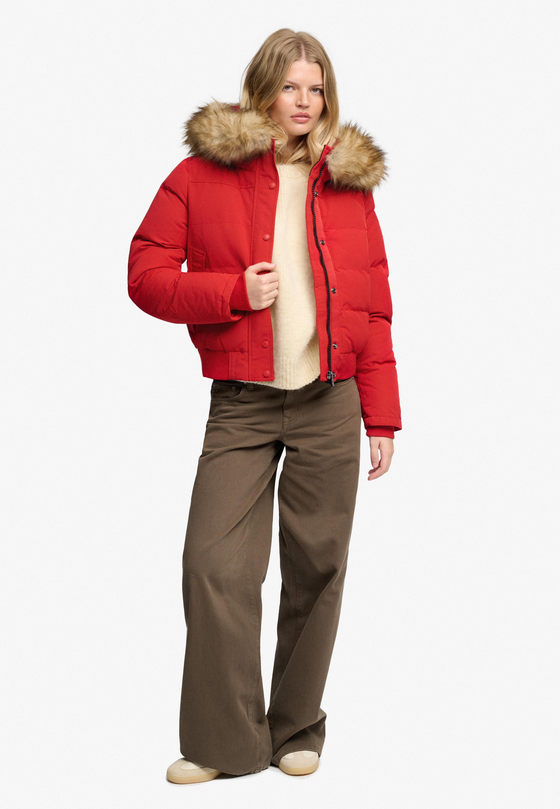 Superdry & Co Winter Jacket in Red