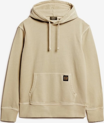 Sweat-shirt Superdry en beige : devant