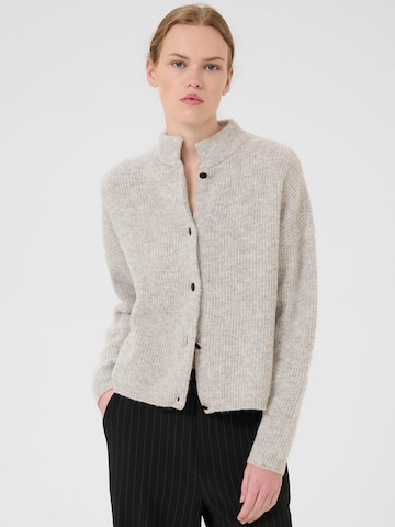 Gestuz Strickjacke 'AlphaGZ' in Grau: Vorderseite
