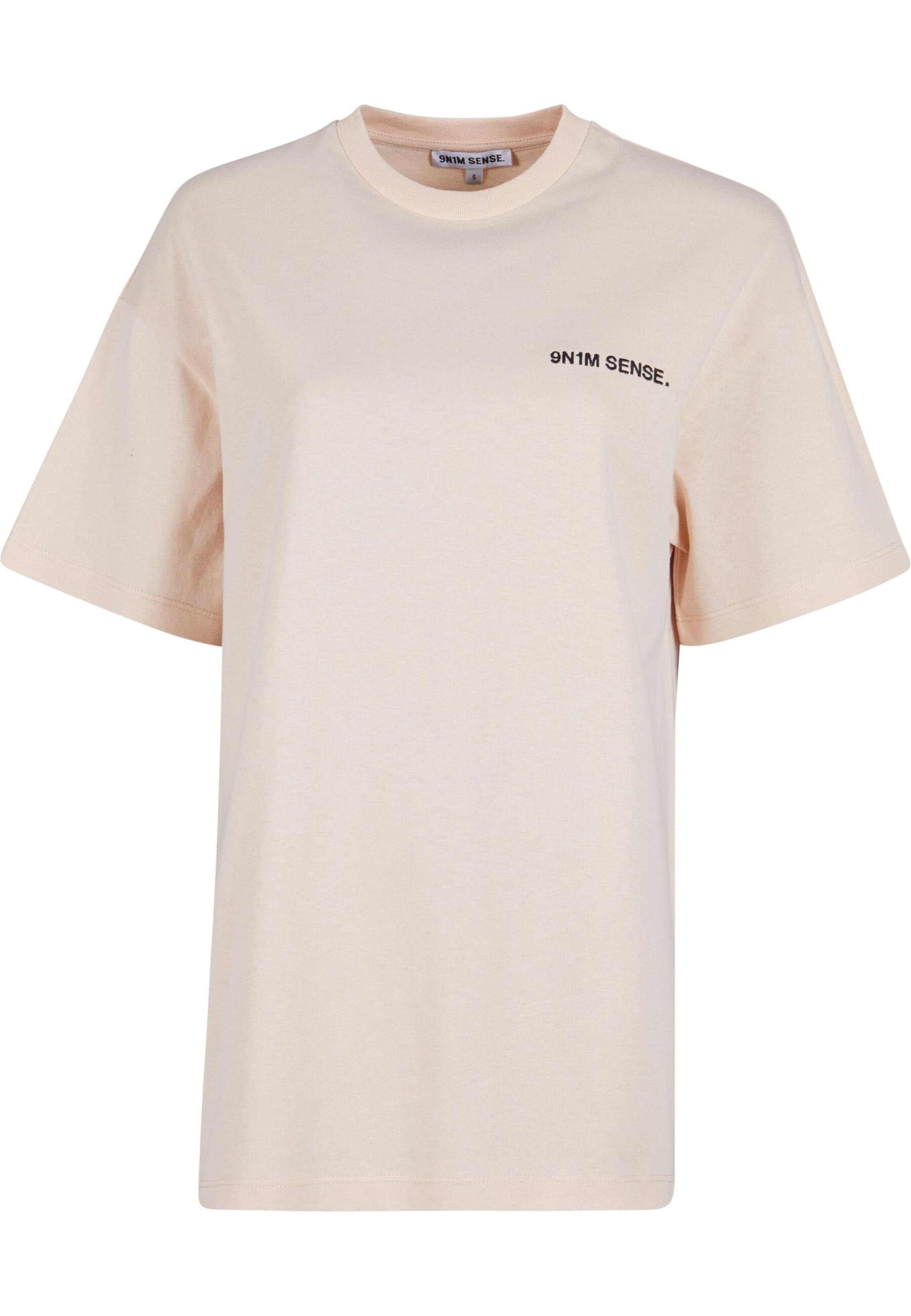 9N1M SENSE Shirt 'Essential' in Beige: front