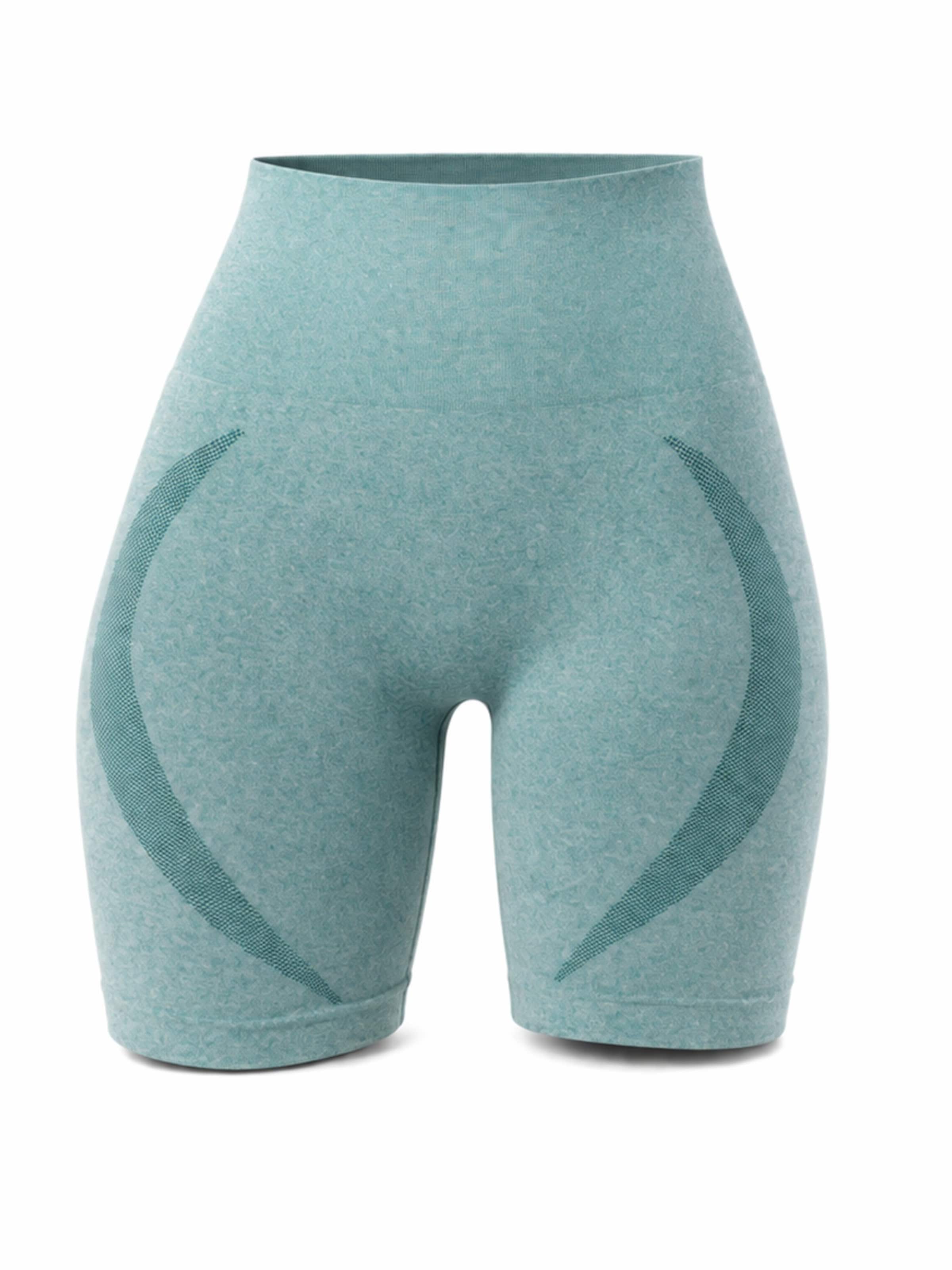 LEAFLETIC Skinny Workout Pants 'Leafletic Women’s Shorts' in Green: front