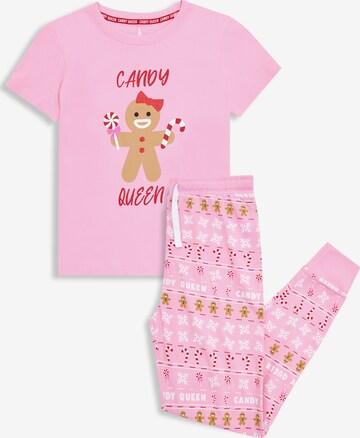 Threadgirls Pajamas 'Ginger' in Pink: front