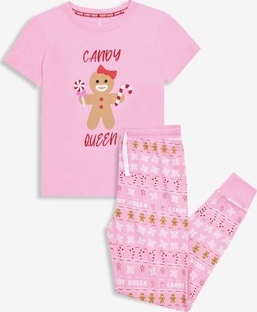 Threadgirls Pajamas 'Ginger' in Pink: front