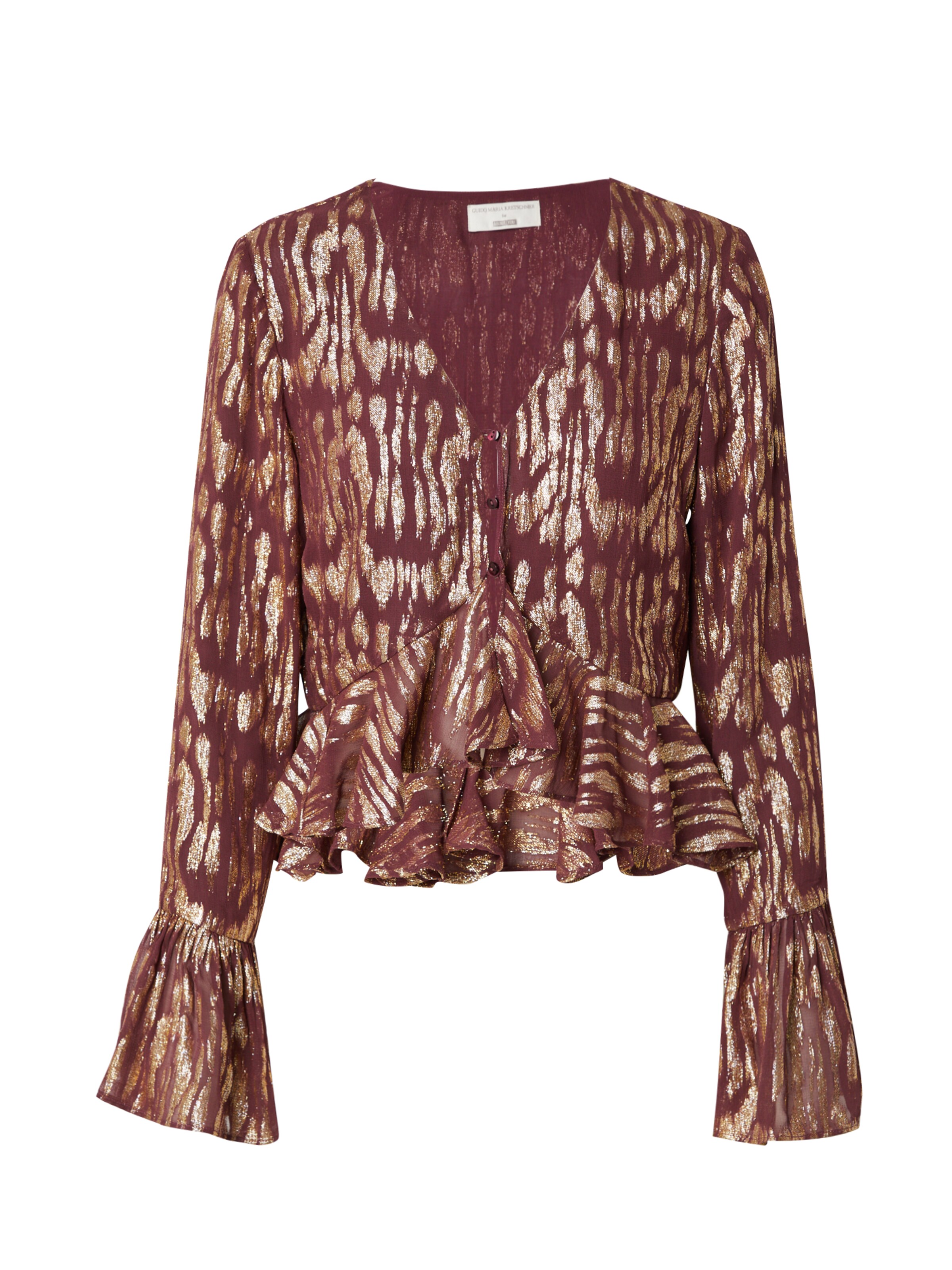 Guido Maria Kretschmer Women Blouse 'Elfi' in Red: front