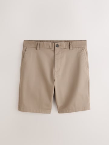 Next Normalny krój Chinosy w kolorze brązowy